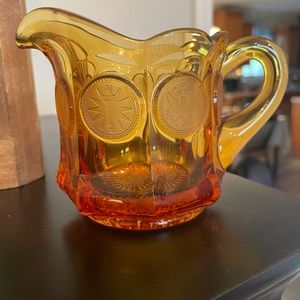 Fostoria Vintage pressed glass creamer/pitcher